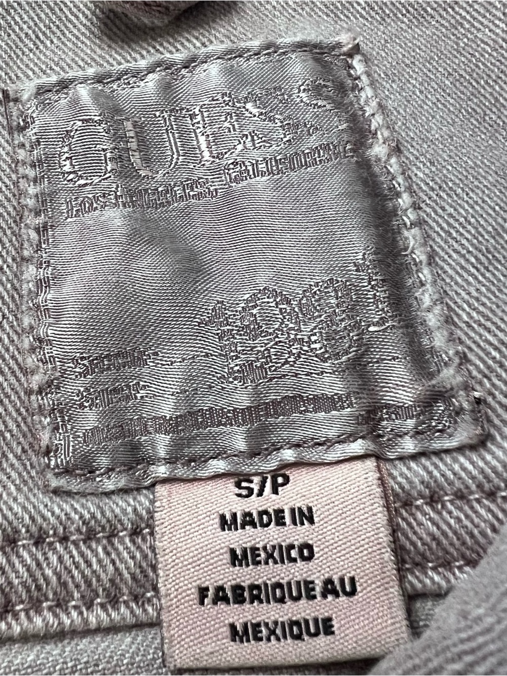 Guess Dusty Rose Cropped Trucker Jacket Size S/P - Picture 3 of 7